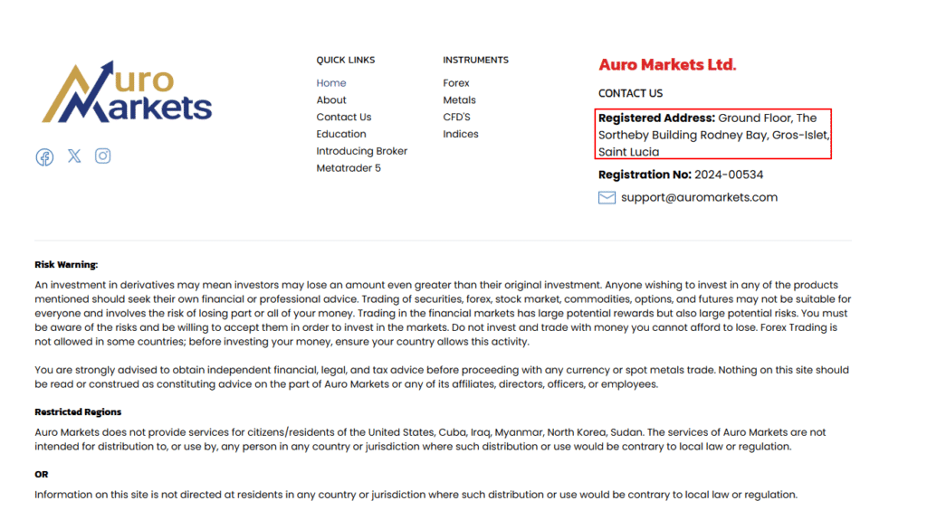 Auro-Markets-Contact