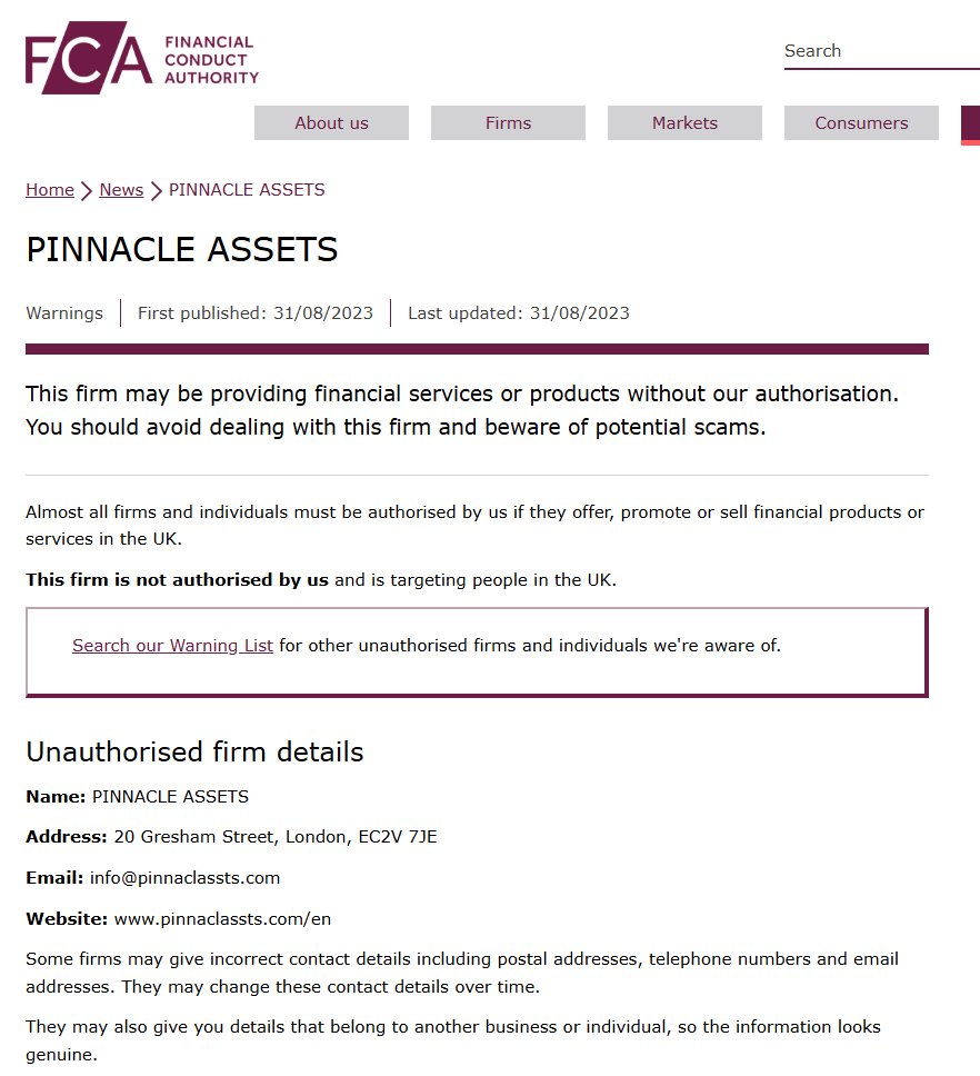PINNACLE-ASSETS-FCA