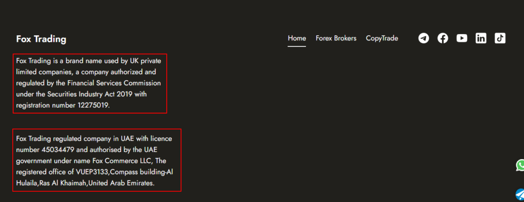 Fox-Trading-regulation-claims