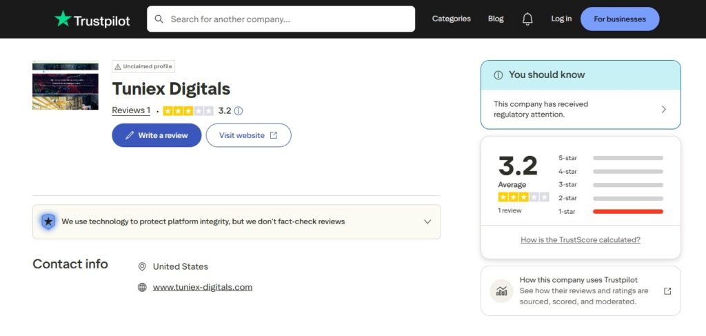 Tuniex-digitals.com Broker Review: Is It Safe or a Scam? 4