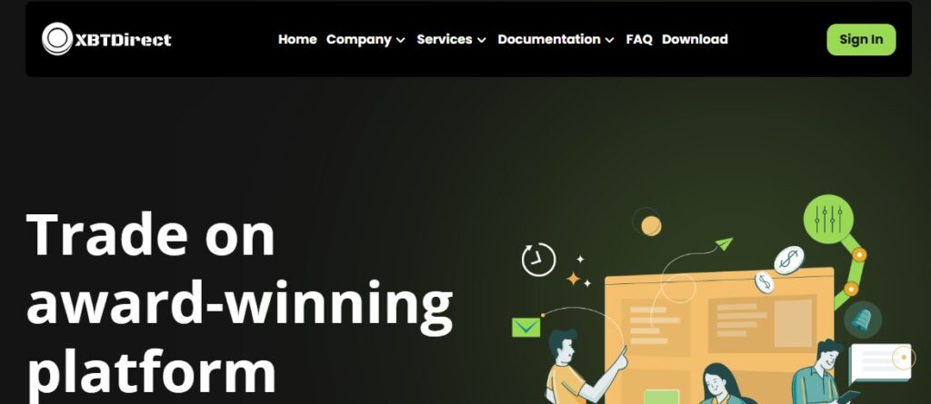 XBTDIRECTPRO website