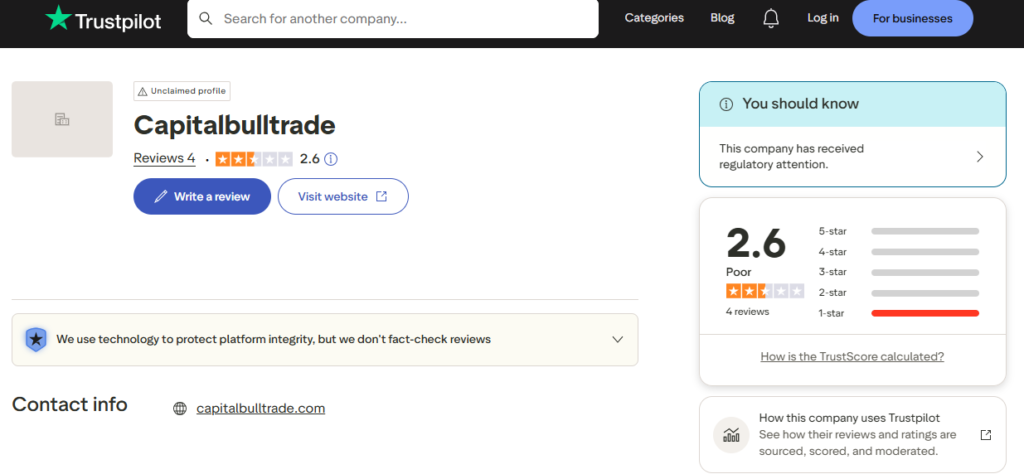 CapitalBullTrade Review: What Traders Need to Know Before Investing 4