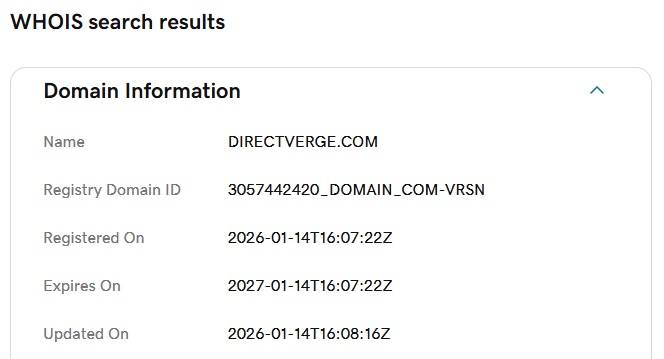 DirectVerge Review: What Traders Need to Know Before Investing? 7 directverge domain registration