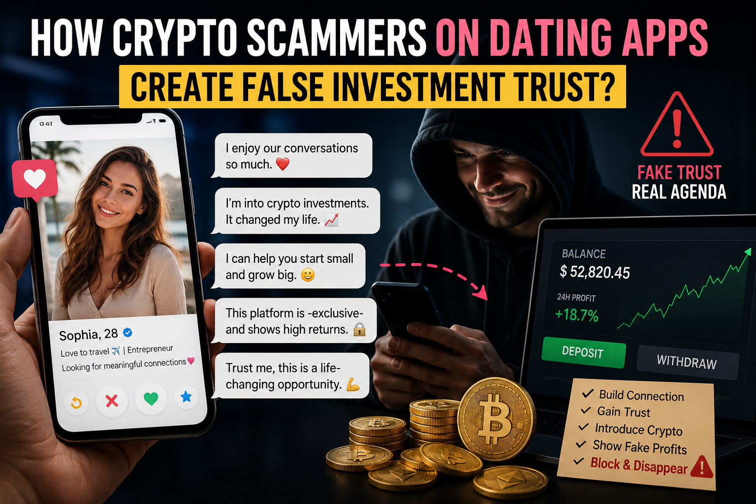 How Crypto Scammers on Dating Apps Create False Investment Trust? 1 How Crypto Scammers on Dating Apps Create False Investment Trust?